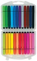 CreaFun – Waschbare Marker – dreieckig, 24 Farben