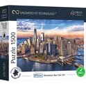 Trefl Prime puzzle 1500 UFT - Panoráma mesta: Manhattan, New York, USA
