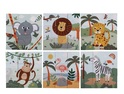 2Kids Toys Dřevěné kostky Safari