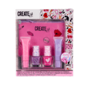 Ensemble de maquillage incluant une trousse de toilette
