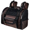 Bolsa Trixie portátil marrón oscuro y negra 41x30x21cm