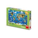 Puzzle Karta životinja 100 XL komada