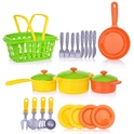 Set bucatarie cu cos + 23 vase