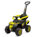 Bicicletta elettrica per bambini Baby Mix Ruggy con asta di guida gialla