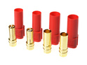 Connecteur plaqué or XT-150 rouge (2 paires)