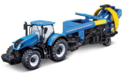 Bburago 10 cm Ackerschlepper New Holland T7.315 mit Grubber