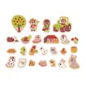 Janod Aimants en bois pour enfants Ferme 24 pcs