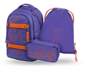 BAAGL КОМПЛЕКТ 3 Skate Max Orange: раница, несесер, джоб GRS