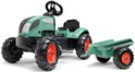 Falk traktor na pedala FARM LANDER 2054L s prikolico - zelen