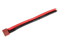 Conector baterie Deans placat cu aur cu cablu 12AWG 10cm