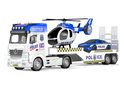 Avto policijski vlačilec 55 cm in helikopter z efekti set