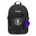BAAGL Schulrucksack Skate Wednesday Nevermore
