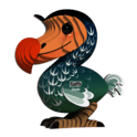 EUGY Dodo Vogel 3D Kartonpuzzle