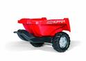 Rollytoys Remorque pour tracteur Kipper petite rouge