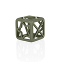 Anneau de dentition en silicone Square, Forest Green