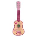 Bontempi Klasická drevená gitara 55 cm v dievčenskej ružovej farbe 225572