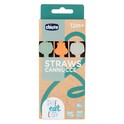 CHICCO Slámky silikonové 6 ks, 12m+