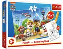 Trefl 2 в 1 пъзел и оцветяване Paw patrol