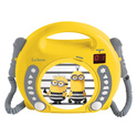 Tragbarer CD-Player mit 2 Mikrofonen Minions