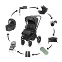Maxi set Kolica Move Cross 3, All Black