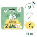 Moomin Baby 2 Newborn 3–6 kg (56 kos), eko plenice