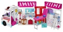 Mattel Barbie Krankenwagen und Klinik 2 in 1