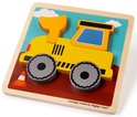 Bigjigs Toys Vkládací puzzle Rypadlo