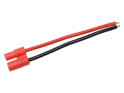 Konektor pozlátený 3.5mm samica s káblom 14AWG 10cm