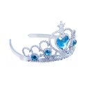 Corona reino de invierno princesa con piedras preciosas