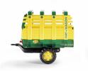 Rollytoys Heuanhänger für Traktor 1-Achs Heuwagen - grün-gelb
