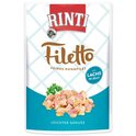 Beutel Rinti Filetto Adult Huhn und Lachs in Gelee 100g