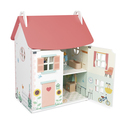 Janod Maison de poupée en bois avec famille et meubles