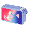 BAAGL Estuche escolar de tres pisos Hippie