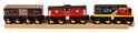 Bigjigs Rail CN товарен влак + релси