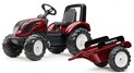 Falk Детски трактор за яздене 4000AB VALTRA S4 с ремарке