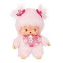 Monchhichi Bebiči dievča ružové Sakura s cumlíkom 15cm
