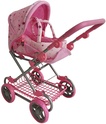 Kinderwagen tief - rosa mit Sternen