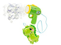 Pistolet à bulles avec réservoir externe dinosaure 280 ml 15 cm