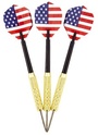 Dardos con punta de metal 15cm metal/plástico 3 uds