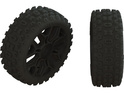 Ruota Arrma con pneumatici 2HO nero (2)