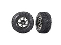 Cerchio Traxxas 2.2/3.0", disco Raptor R nero cromato, pneumatici BFGoodrich T/A KO2 (2)