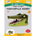 Fiesta Crafts Kreativset 3D-Maske Krokodil