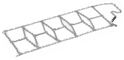 Rollytoys Catene da neve per ruote 390 x 150, 1 paio
