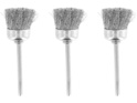 Brosse métallique Rotacraft à tige en acier (3 pièces)