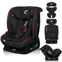 Lionelo Столче за кола Aart i-Size (40-150 cm) Black Carbon Red