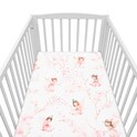Bavlnené prestieradlo do postieľky New Baby Víly 120x60 cm