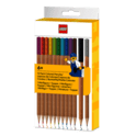 LEGO Pastelli, mix di colori - 12 pz con clip LEGO