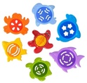 Cub piramida puzzle moara de apa animale de mare plastic
