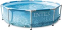 Intex 28206 Piscina de jardín Metal Frame Ocean 3,05 x 0,76 m sin filtración