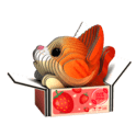 EUGY Gatto Pumpkin 3D puzzle di cartone